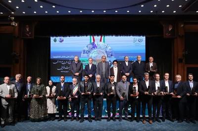 نقشه‌ای كه در سی‌ونهمین آیین تجلیل از برگزیدگان ملی كشاورزی ترسیم شد